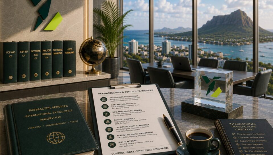 Paymaster Services in International Transactions: Controls, Documentation and Risk